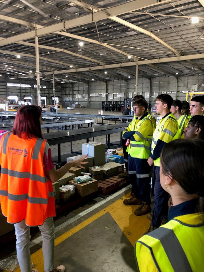 Industry orientation at Followmont Transport and Emerald Carrying Company with potential new entrants into the transport and logistics industry. Picture: supplied