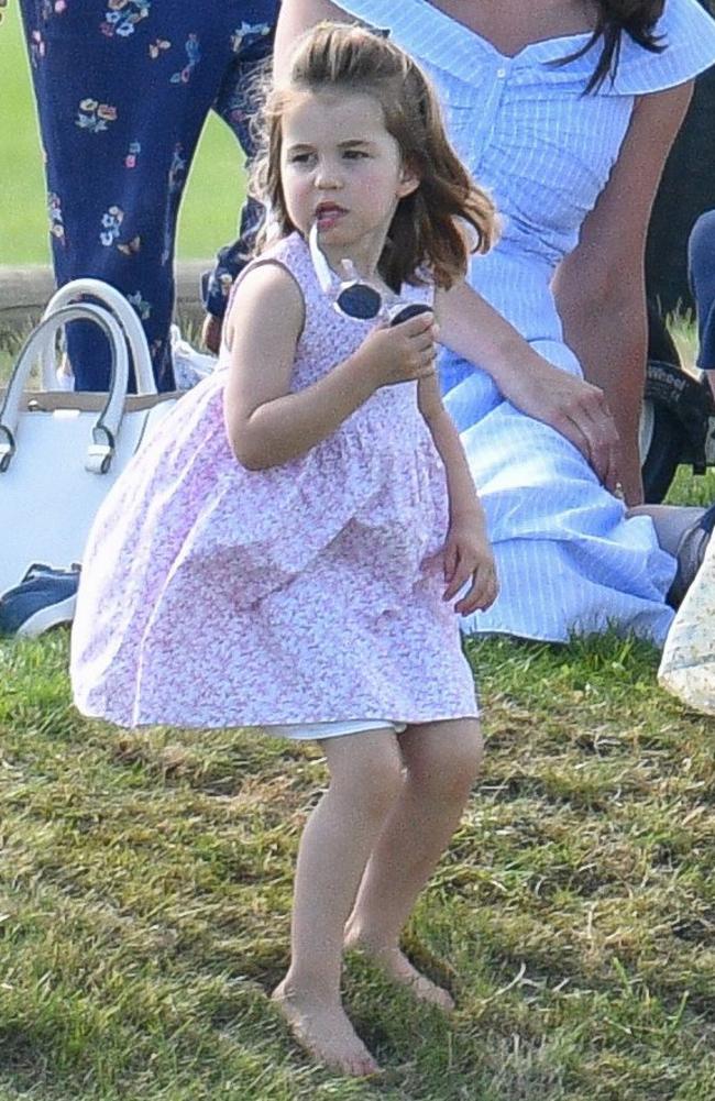 Princess Charlotte was rocking some cool sunnies. Picture: Splash