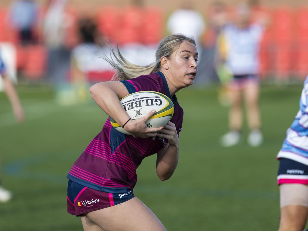 Taylor Logan of Toowoomba Bears Womens 7s. Picture: Kevin Farmer