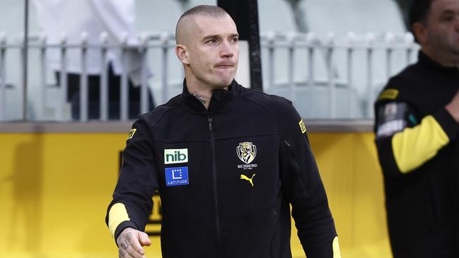 Dustin Martin was subbed out in the third term. Picture: Getty Images