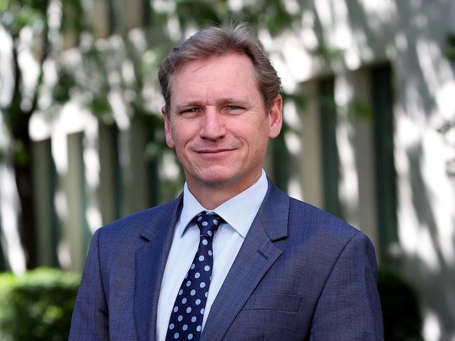 Political Editor for the ABC Andrew Probyn at Parliament House in Canberra. Picture Kym Smith