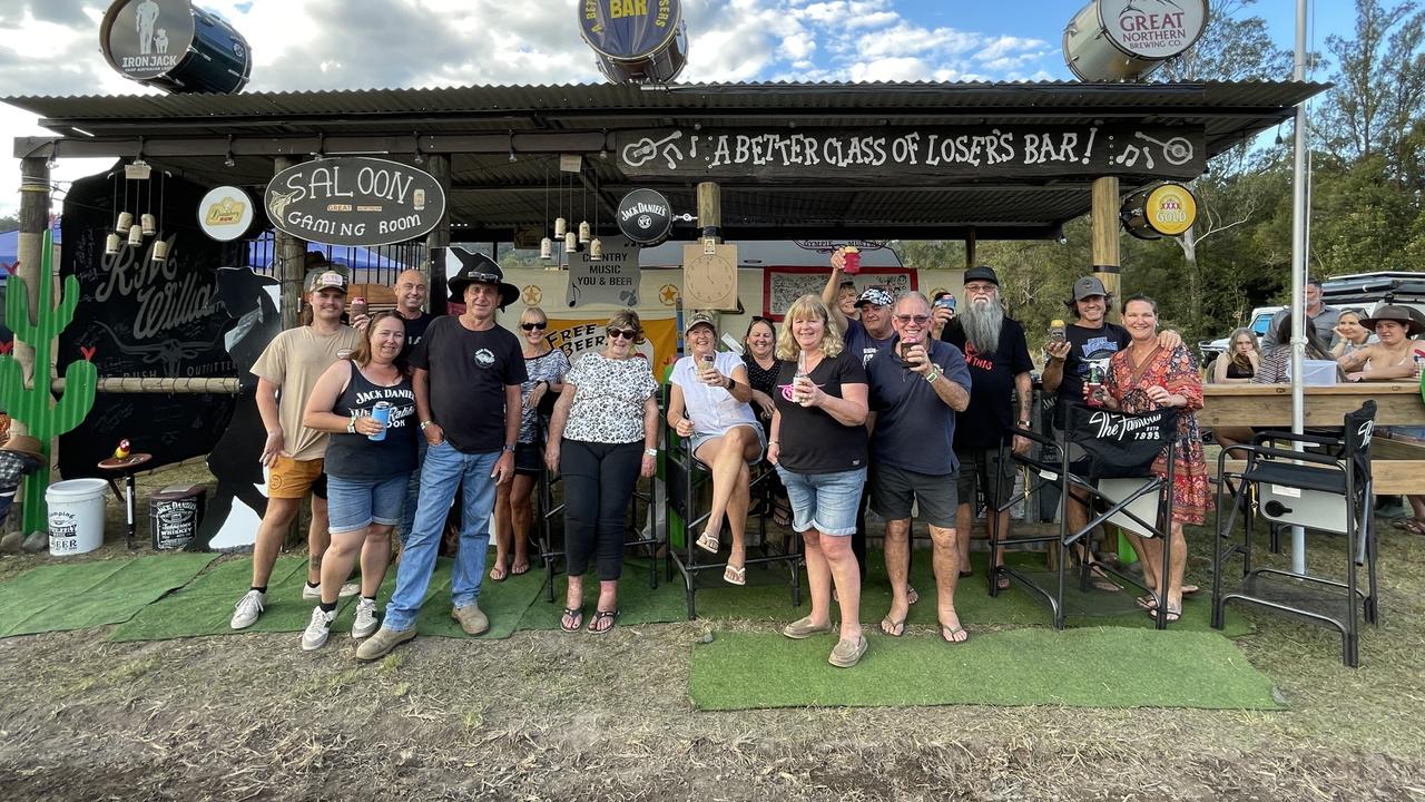 A Better Class of Loser's Bar made up of Chris, Damo, Niccy, Jodie, Spud, Cheryl, Sue and Nicole. Picture: Christine Schindler