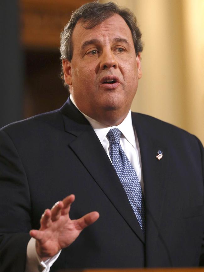 Former New Jersey Governor Chris Christie. Picture: Getty