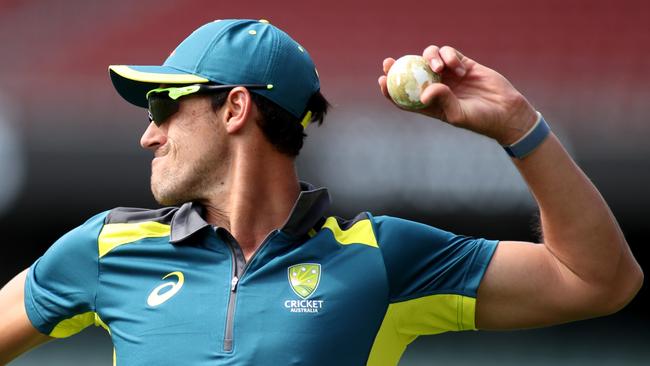 Mitchell Starc has overcome plenty of setbacks in his career. Picture: AAP/Kelly Barnes.