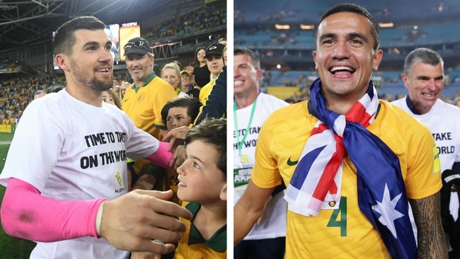 Socceroos stars Mat Ryan and Tim Cahill are eager to take on France in Russia.