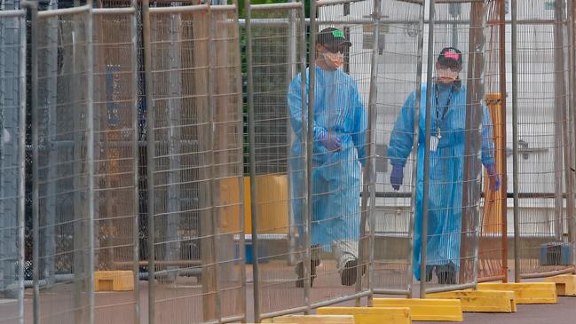 Another Victorian has been diagnosed with coronavirus while in quarantine in Darwin. Picture: Glenn Campbell