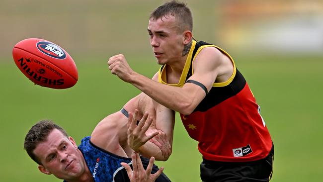 Taj Proctor in action for Fitzroy Stars. Picture: Andy Brownbill