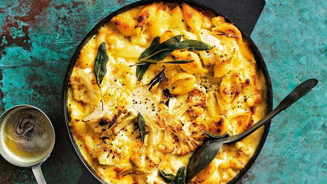 Try this yummy cauliflower cheese pasta bake.