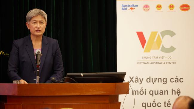 Senator Penny Wong during her official visit to Vietnam in June, 2022.