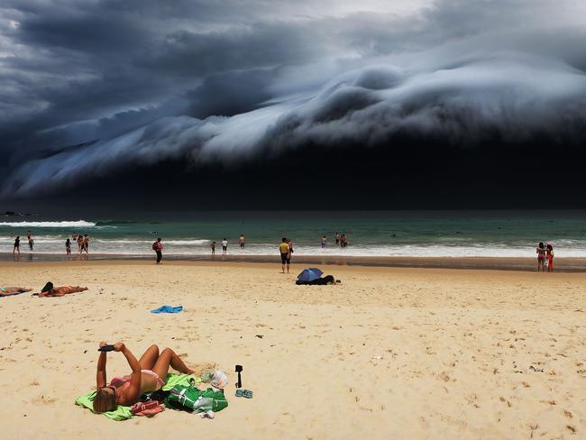 This image of a storm front approaching Bondi Beach recently won a World Press Photo award for Daily Telegraph photographer Rohan Kelly.