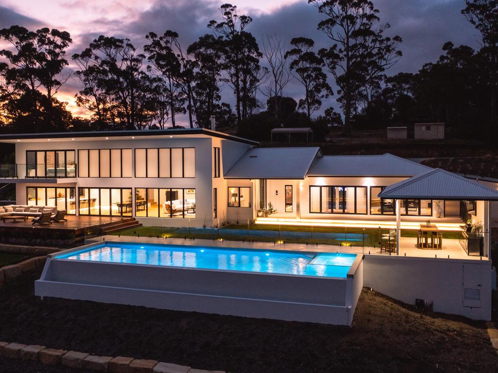 An impressive house in Hobart’s Acton Park.