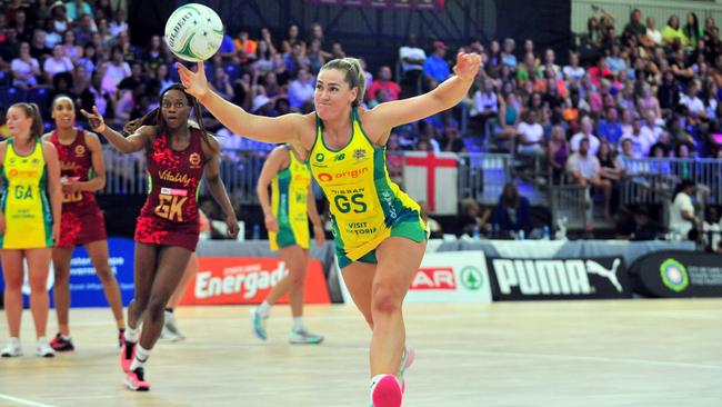 Sophie Garbin was emotional when finding out she was named in the World Cup squad. Picture: Getty Images