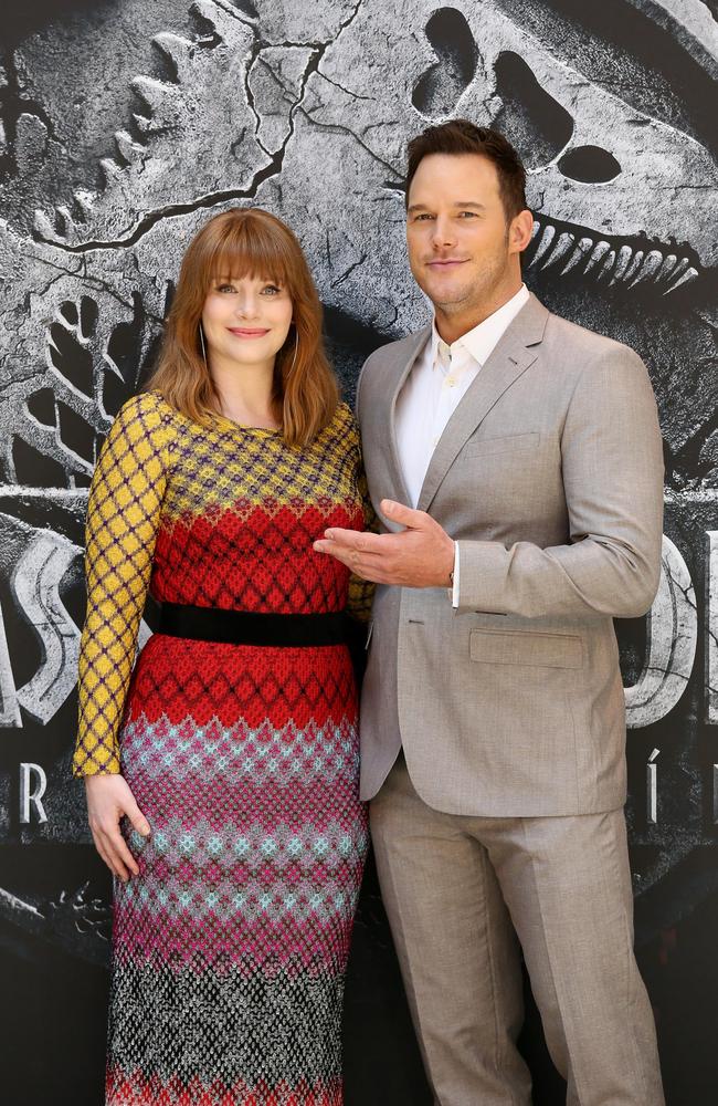 Actors Bryce Dallas Howard and Chris Pratt starred in three Jurassic World movies.