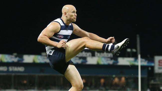 Gary Ablett kicked two goals against the Eagles. Picture: Michael Klein