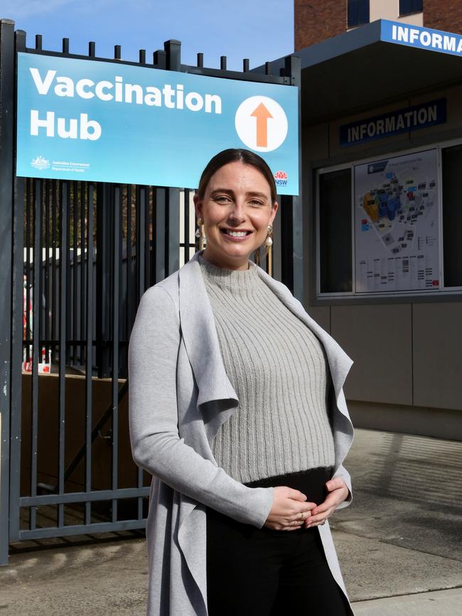 Dr Amy Manos is proud to spread the message on the benefits of vaccination.