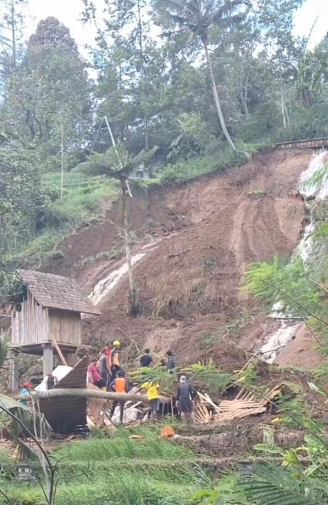 Water canals that sat above the villa – designed for irrigation – were reportedly eroded by the severe rain and triggered the fatal landslide.