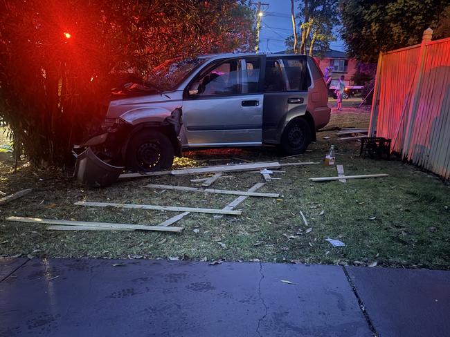 Police are investigating after the drive fled the scene of single-vehicle crash on Dawson Street, in Centenary Heights, about 5am on September 27, 2024.