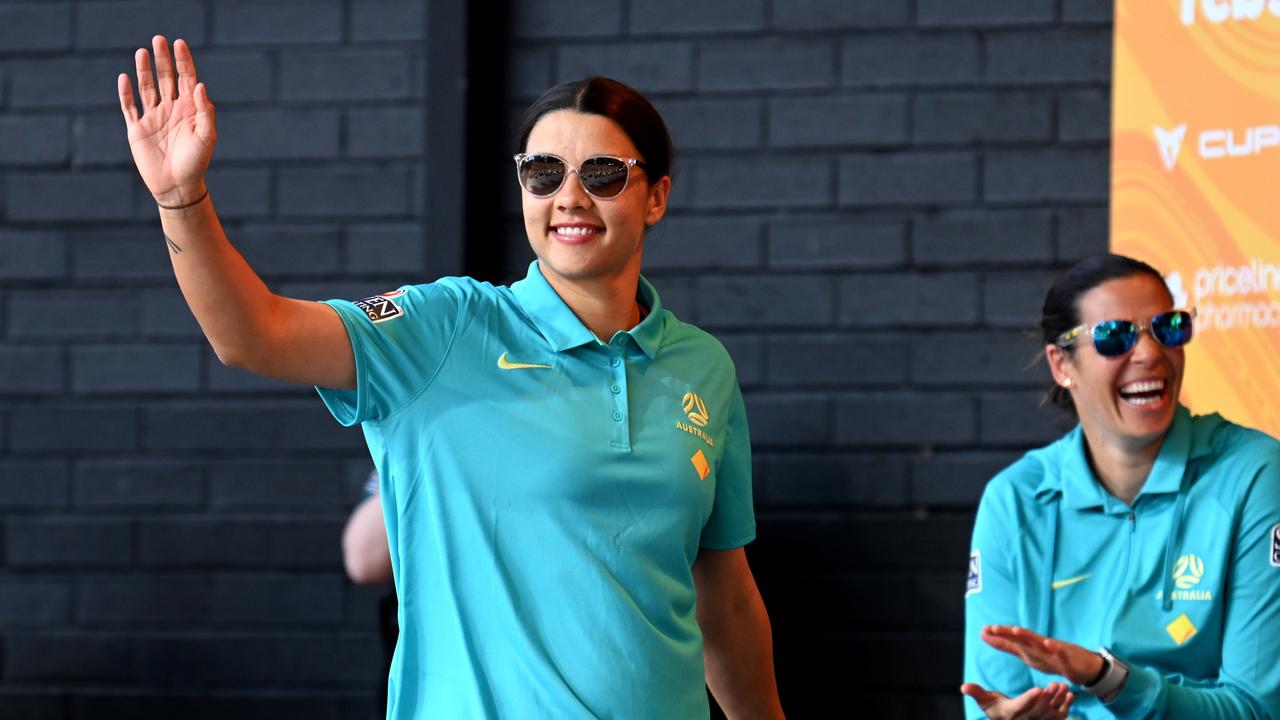 The Matildas will be paid tribute with a bronze statue at Suncorp Stadium by the end of the year. Picture: Dan Peled / NCA NewsWire