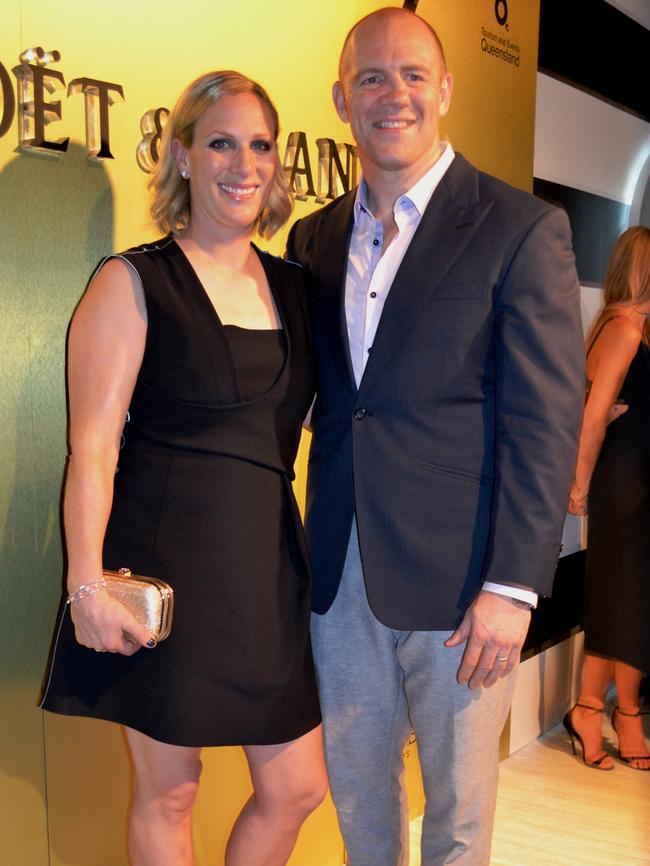 Zara Phillips and Mike Tindall.