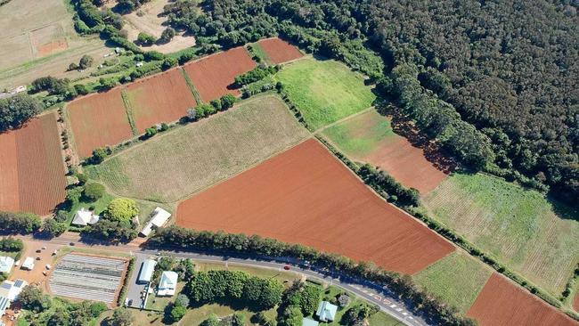 The selected site of the $534 million Tweed Valley Hospital at Cudgen.