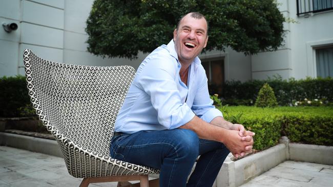 Former Wallabies coach Michael Cheika at the Intercontinental Hotel in Double Bay, Sydney. Picture: John Feder/The Australian