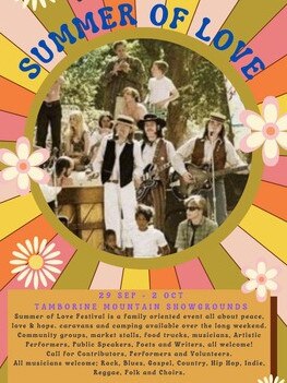 The controversial Summer of Love festival was touring Australia was set to be held at Tamborine Mountain Showgrounds from September 30 to October 1 this year.