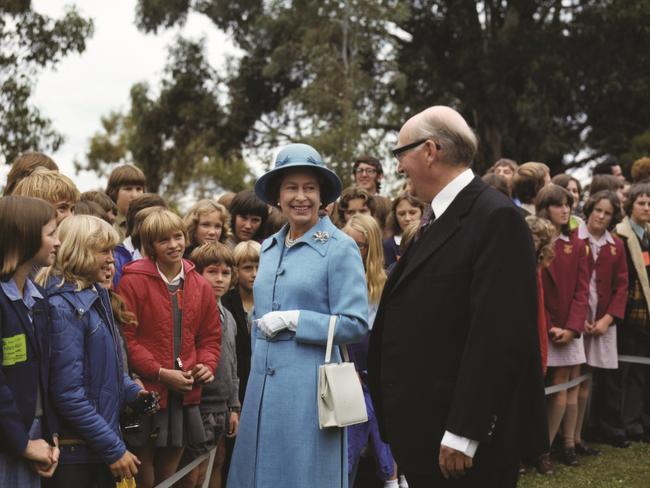 Prince Edward, son of Queen Elizabeth II (who bestowed the prefix “Royal” to the Gardens in 1967 and is shown at Government House on her 1977 tour), is officiating at the gardens next week.