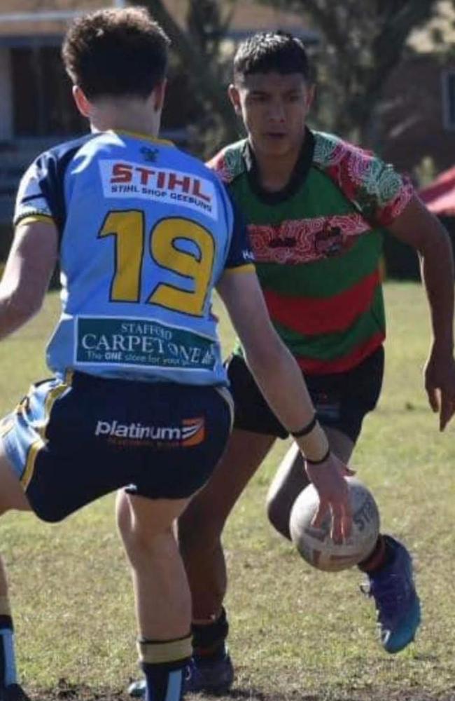 Redlands Rugby League junior Tyler Pereira.