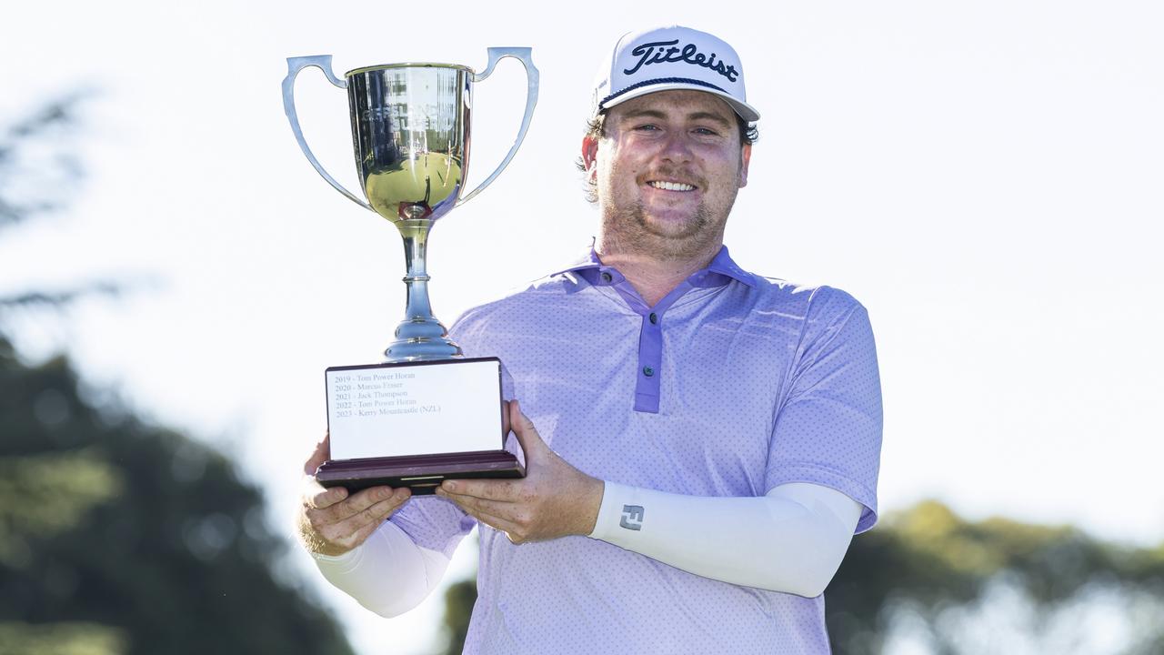 Ben Henkel at the Gippsland Super 6. Picture: Golf Australia