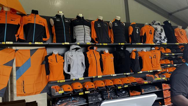 Merchandise stall the Australian Grand Prix