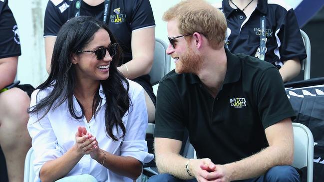 Prince Harry and Meghan Markle pictured at the Invictus Games 2017 in Toronto. Picture: Chris Jackson/Getty Images for the Invictus Games Foundation