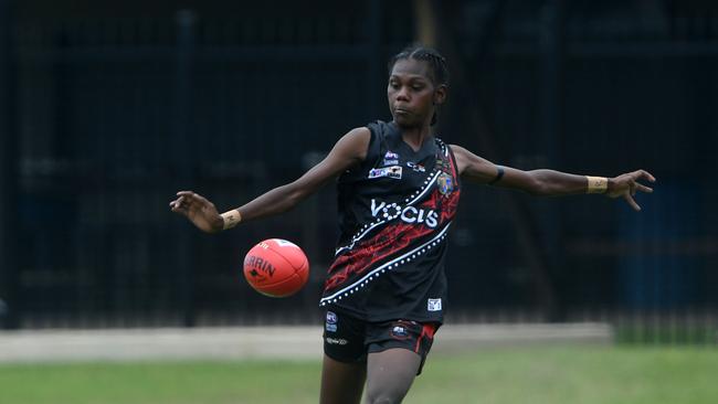 Tiwi Bombers Maria Rioli has been a standout for Tiwi this season. Picture: (A)manda Parkinson