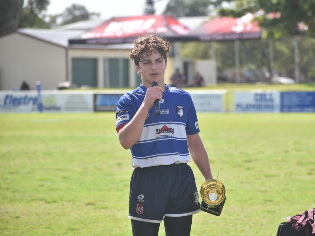 Adam McSherry in the Brothers v Wanderers U13s RLMD Grand Final at JRL Field 5, September 4, 2021. Picture: Matthew Forrest