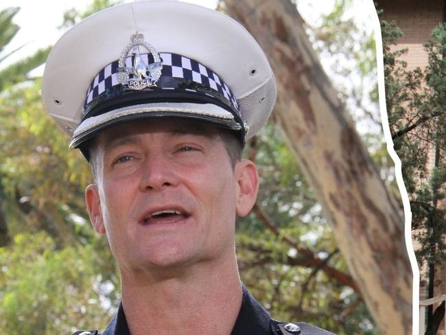 Northern Territory Police Â Southern Commander James Gray-Spence in Alice Springs, November 14, 2024. Picture: Gera Kazakov