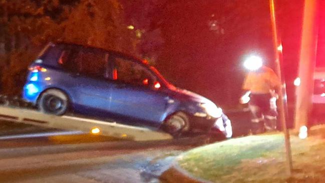 A 36-year-old man has been charged with driving under the influence over the crash, which happened about 7.30pm on Friday night.