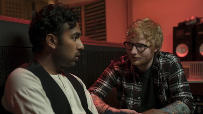 Himesh Patel and Ed Sheeran star in Richard Curtis’s new film, Yesterday. Picture: supplied