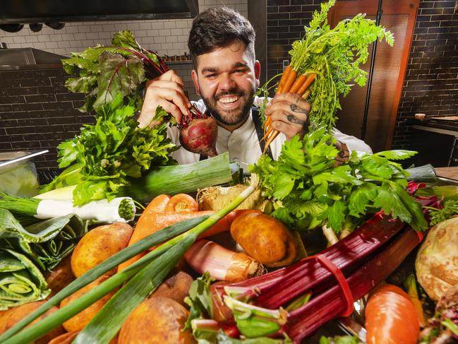 Mexican-born chef Diego Huerta has taken the top job at South Melbourne fine diner, Lume. Picture: Rob Leeson.