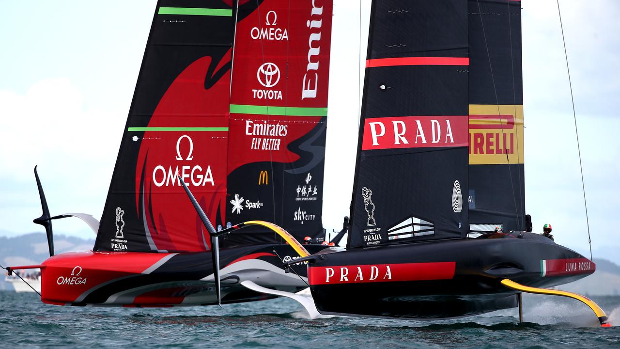 Luna Rossa could have been disqualified. (Photo by Fiona Goodall/Getty Images)