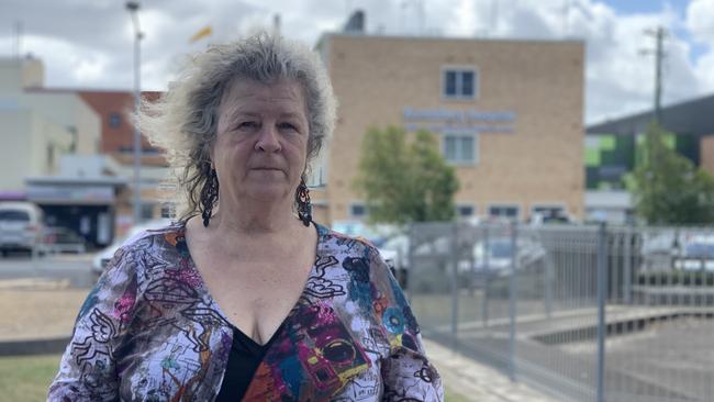 SPEAKING UP: Patient advocate Beryl Crosby attended the Together Union protest outside the Bundaberg Hospital.