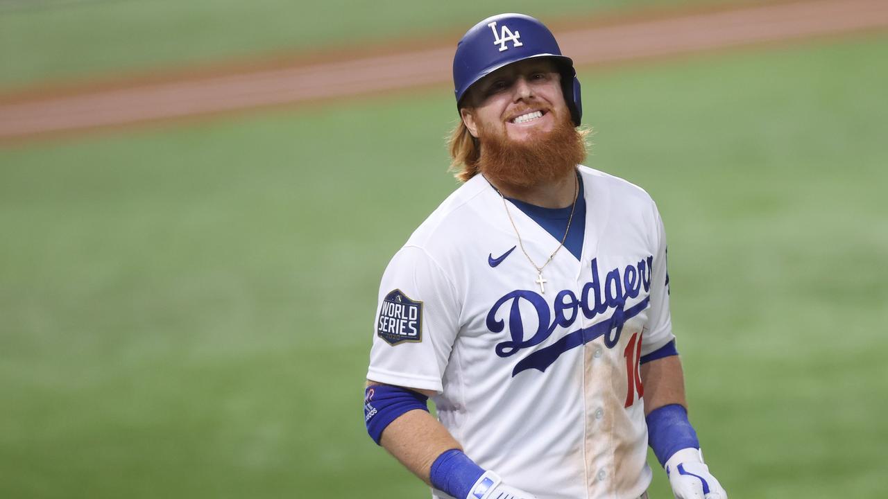 Justin Turner was pulled from the game after his result came back.