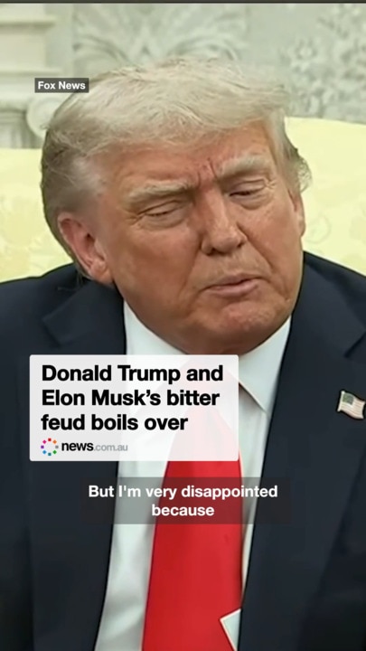 Trump says he's “very disappointed” in Elon Musk