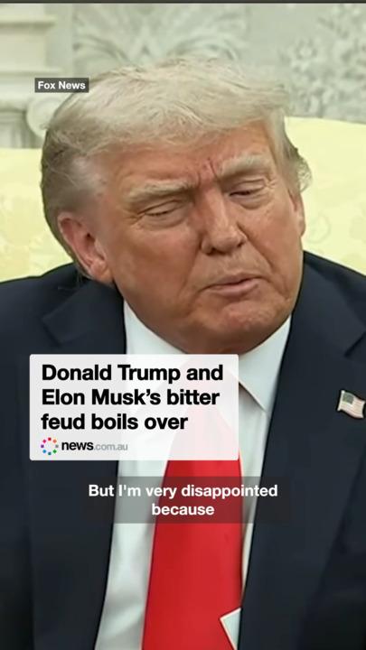 Trump says he's “very disappointed” in Elon Musk