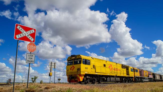 Aurizon posted improved annual earnings on Monday.