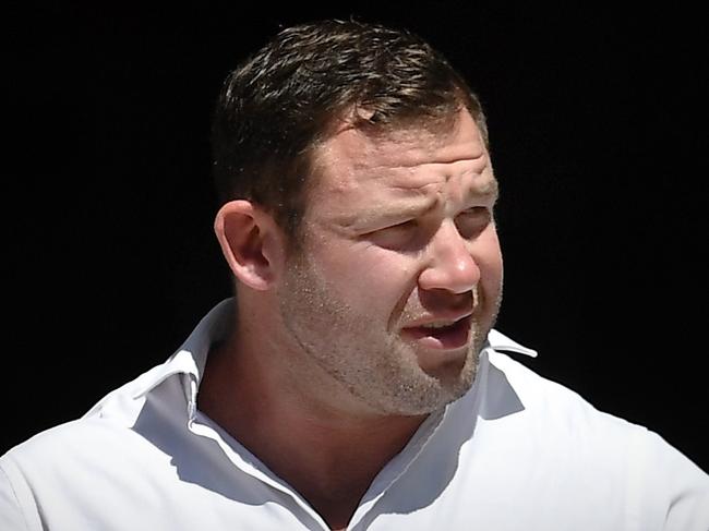 Cristopher Aaron Lohmann leaves Maroochydore Court House. Picture: Patrick Woods.