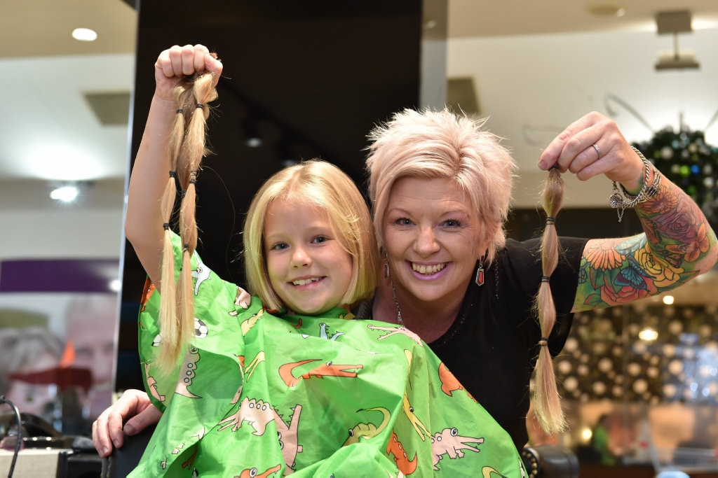 7-year-old Hervey Bay girl chops her hair to help others | The Courier Mail