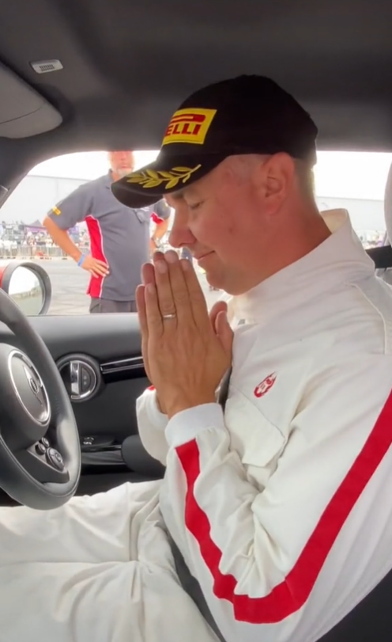 Screenshot of video from Charlie Lower of stunt driver Paul Swift prior to achieving his incredible world record.