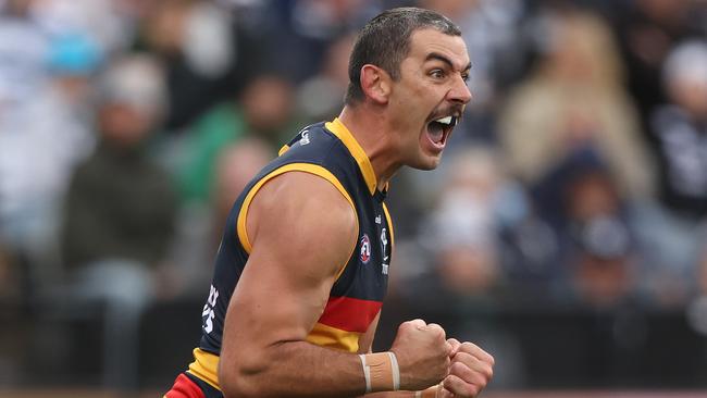 The forward is still a key part of the Crows’ attack. Picture: Robert Cianflone/Getty Images