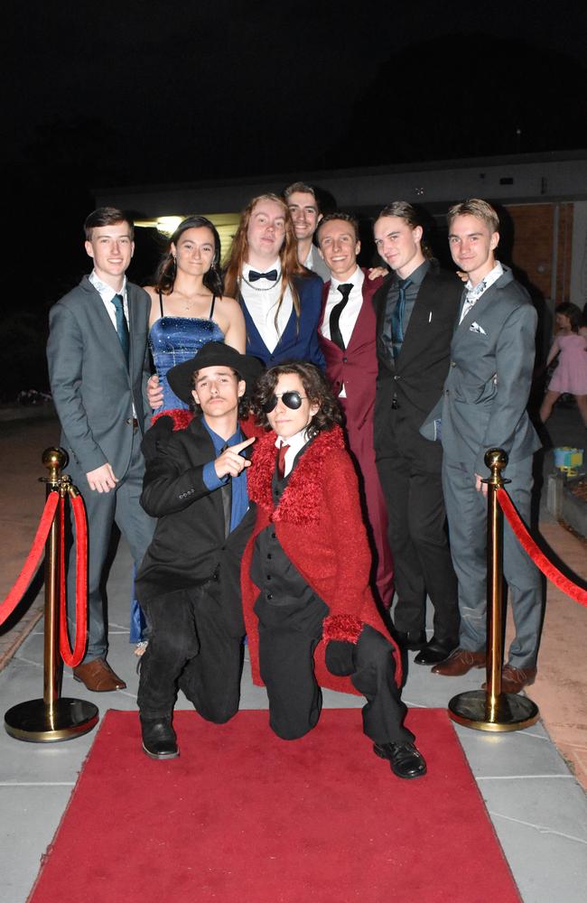 Students arrive at Noosa District State High School formal.