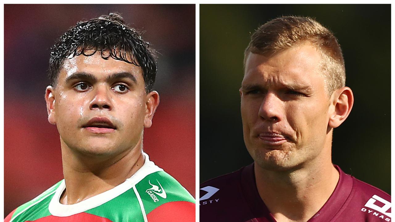 Souths are using Latrell Mitchell to shut down Tom Trbojevic.