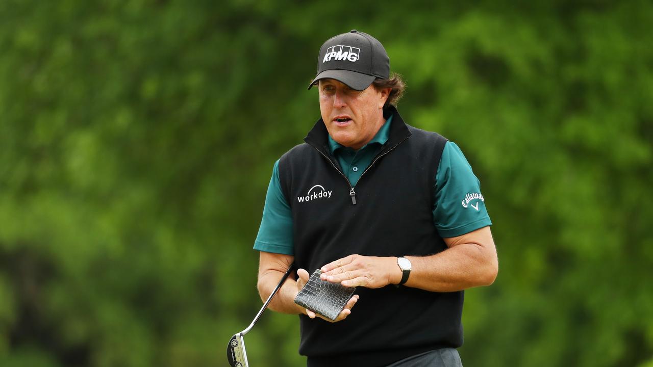 Phil Mickelson won’t defend his PGA major. Photo: Getty Images
